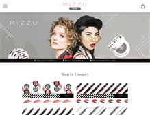 Tablet Screenshot of mizzucosmetics.com